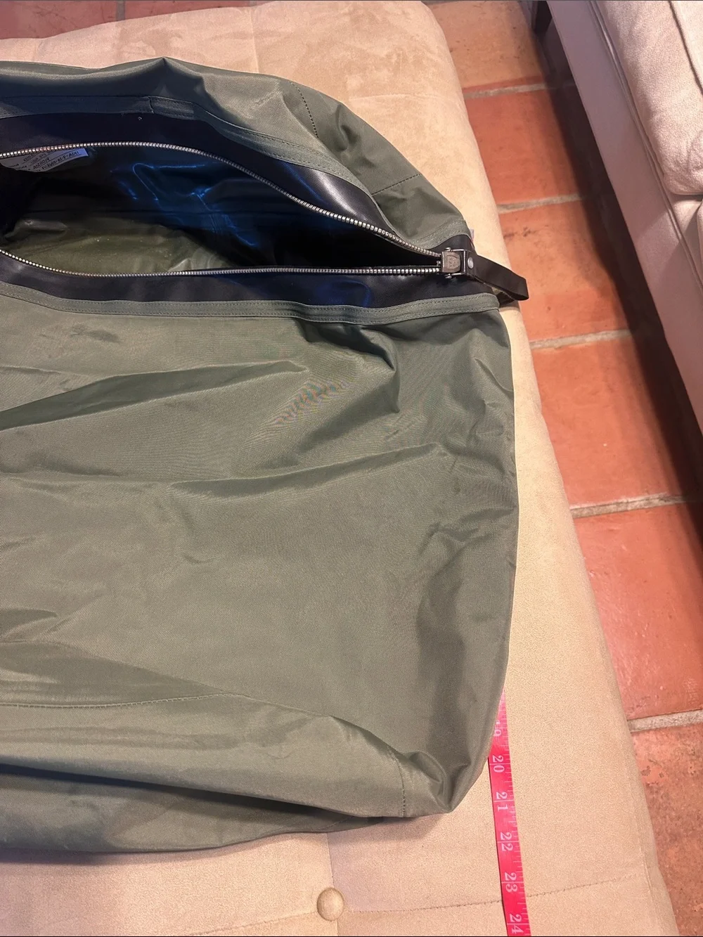 USIA green large military waterproof bag